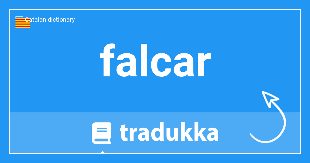 What is falcar in English? Wedge