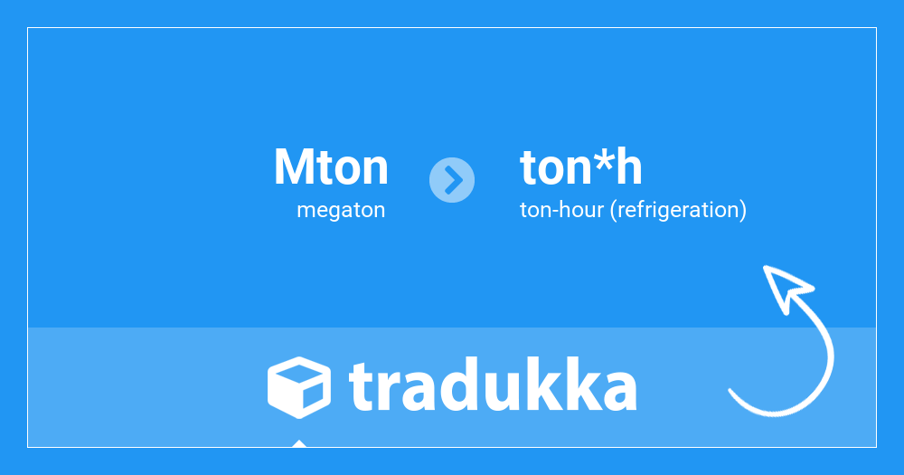 Convert (Mton) to ton-hour (ton*h) | Tradukka