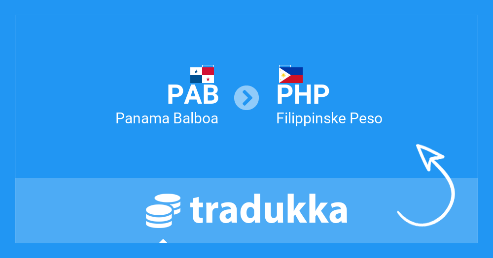 Konverter Panama Balboa (PAB) til Filippinske Peso (PHP) | Tradukka